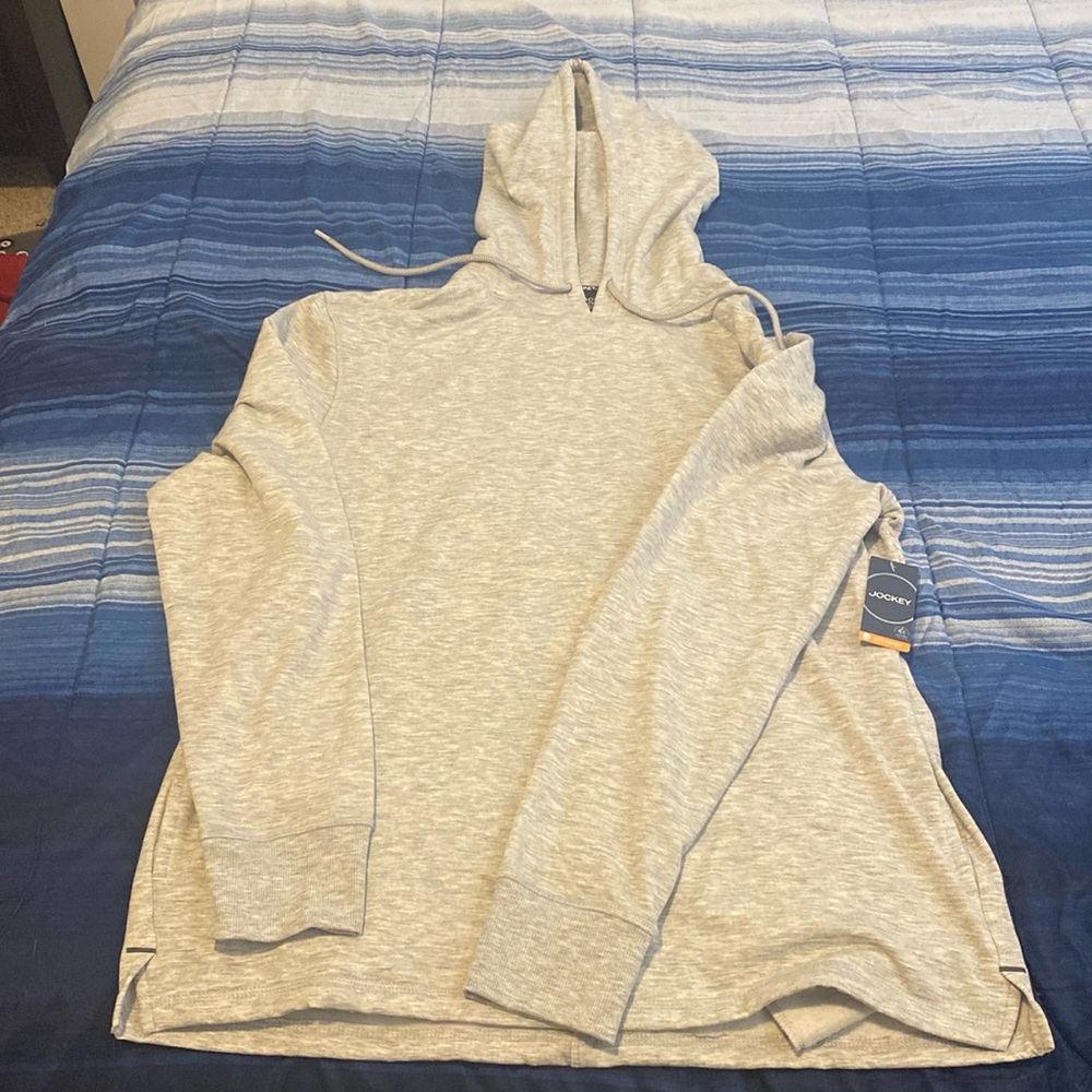 Men’s Jockey Hoodie Size XL Gray